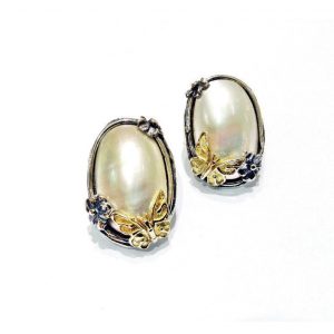 Bouquet pearl earrings