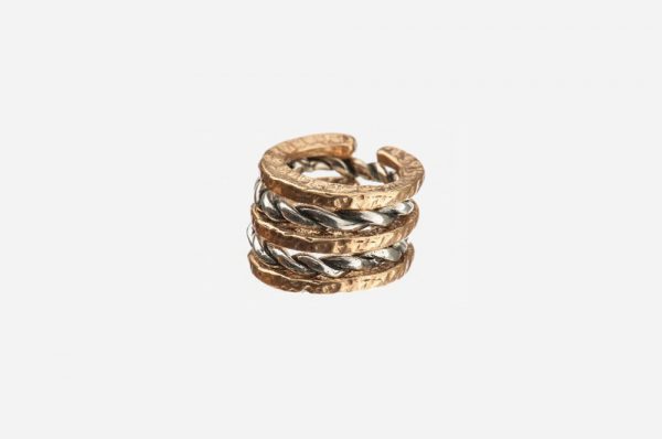 Bronze braid ring