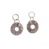 Script earrings