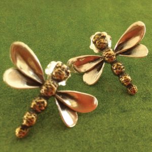 2 dragonfly earrings