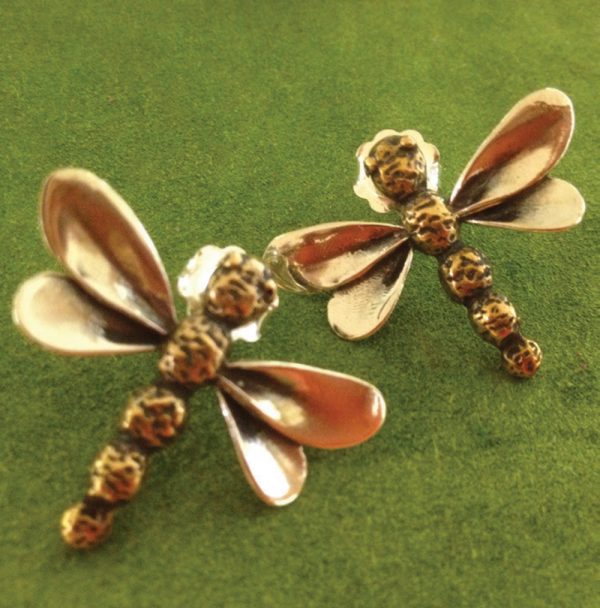 2 dragonfly earrings