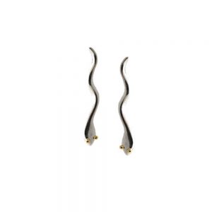 Long anaconda earrings