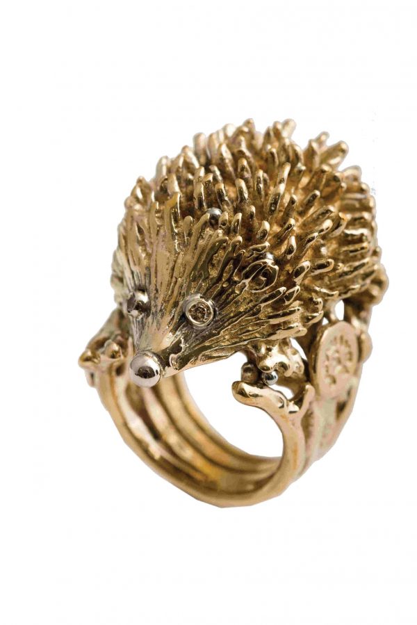 Hedgehog ring